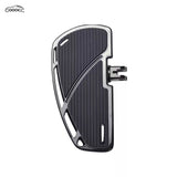GOOACC Universal Motorcycle Front & Rear Foot Pegs Set, Anti-Slip Passenger Footrests for Cruiser Bikes