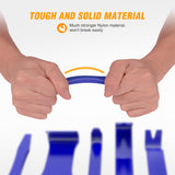5 Pcs Auto Trim Removal Tool Kit No-Scratch Pry Tool Kit Blue