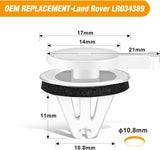 50 Pcs Pillar Retainers with Sealer for Land Rover LR053837 LR034389 Discovery Range Rover Sport