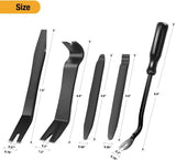 5 Pcs Car Door Clip Panel Kits Black