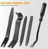 5 Pcs Car Door Clip Panel Kits Black