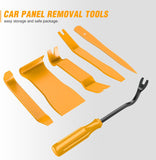 6 Pcs Nylon Auto Trim Removal Tool Kit Yellow