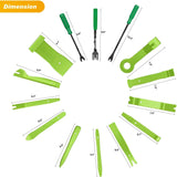 40 Pcs Trim Removal Tool Kit Green