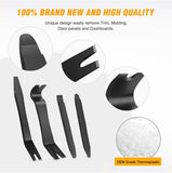 5 Pcs Car Door Clip Panel Kits Black