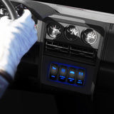 5Pin On Off Interior Light Rocker Switch Blue