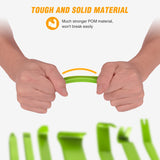 GOOACC 8PCS Auto Trim Removal Tool Kit No-Scratch Tool Kit for Car Audio Dash Panel Window Molding Fastener Remover Tool Kit-Green