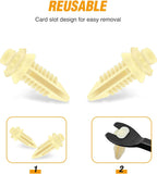 50 Pcs Door Panel Clips Retainers Replaces for GM 15545202 Chevrolet Pickup GMC Trucks Chevy Cadillac SUV