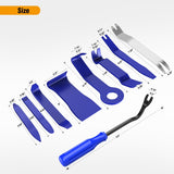 9 Pcs Nylon Auto Trim Removal Tool Kit Blue