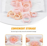 20 Pcs Fuel Line Retaining Clips 5/16 in.and 3/8 in. Fits for Ford 7L3Z-9S317-A 7L3Z-9S317-B Pink Nylon For Select Ford/Lincoln Models