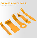 5 Pcs Auto Trim Removal Tool Kit No-Scratch Pry Tool Kit Yellow