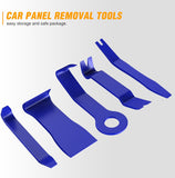 5 Pcs Auto Trim Removal Tool Kit No-Scratch Pry Tool Kit Blue