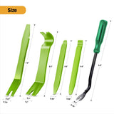 5 Pcs Car Door Clip Panel Kits Green