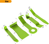 5 Pcs Auto Trim Removal Tool Kit No-Scratch Pry Tool Kit Green