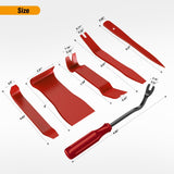 6 Pcs Nylon Auto Trim Removal Tool Kit Red