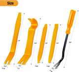 5 Pcs Car Door Clip Panel Kits Yellow