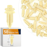 50 Pcs Door Panel Clips Retainers Replaces for GM 15545202 Chevrolet Pickup GMC Trucks Chevy Cadillac SUV