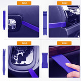 6 Pcs Nylon Auto Trim Removal Tool Kit Blue