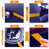 6 Pcs Nylon Auto Trim Removal Tool Kit Yellow