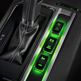 5Pin On Off Rock Lights Rocker Switch Green