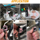 20 Pcs Fuel Line Retaining Clips 5/16 in.and 3/8 in. Fits for Ford 7L3Z-9S317-A 7L3Z-9S317-B Pink Nylon For Select Ford/Lincoln Models