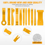 11 Pcs Nylon Auto Trim Removal Tool Kit Yellow