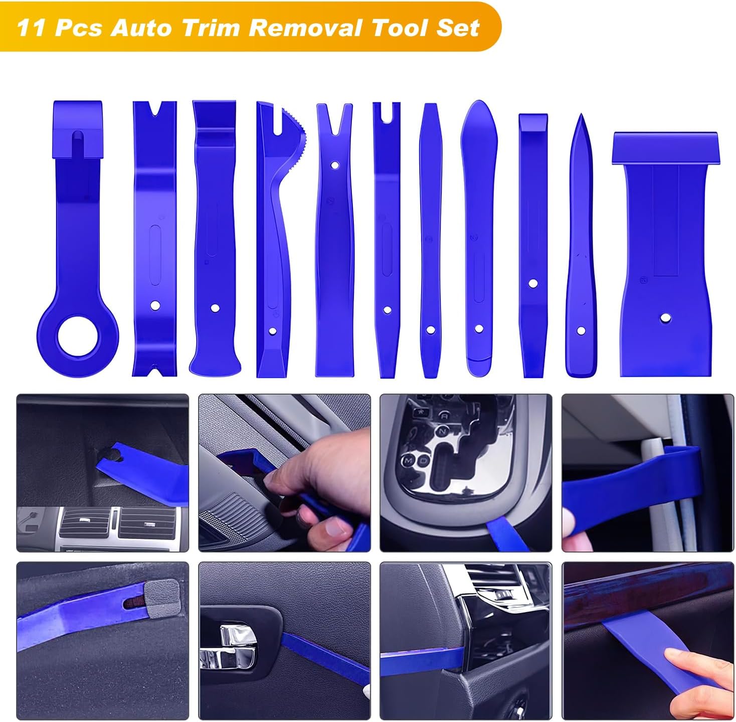 40 Pcs Trim Removal Tool Kit Blue