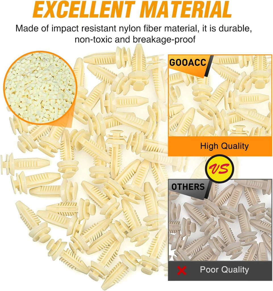 50 Pcs Door Panel Clips Retainers Replaces for GM 15545202 Chevrolet P ...