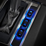 5Pin On Off LED Light Bar Rocker Switch Blue