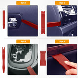 6 Pcs Nylon Auto Trim Removal Tool Kit Red