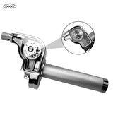 GOOACC Universal Motorcycle Throttle Controller Set, High Torque Aluminum Throttle Grip with Cable for Most Models