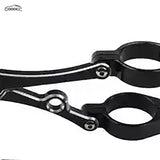 GOOACC Universal Motorcycle Adjustable Handlebar Mount Bracket Set, Headlight & Rearview Mirror Modification Bracket for Most Models