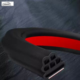 GOOACC Car 3-Layer 6-Hole Sound Insulation Strip, Car Door Seal Soundproof Strip, Dustproof & Waterproof Sealing Strip, Damage-Free Installation