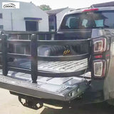 GOOACC Universal Pickup Truck Bed Extender Rack, Aluminum Alloy Cargo Bed Extension Rack for Most Pickup Trucks, Heavy Duty Truck Bed Cargo Organizer & Carrier