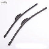 ：GOOACC Universal Car 2nd Generation Frameless Windshield Wiper Blades Set, Silent & Wear-Resistant Front Windshield Wipers, Universal Fit for Most Car Models, 2PCS
