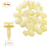 50 Pcs Nylon Front Door Trim Panel Retainers Retaining Clips for GM 10153057 Chevy Buick GMC Jimmy Pontiac Grand Prix 8mm Hole