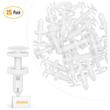 25 Pcs Door Panel Clips 1/4