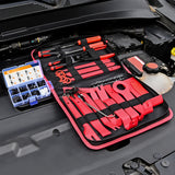 88 Pcs Trim Removal Tool Bumper Retainer Clip Set Red
