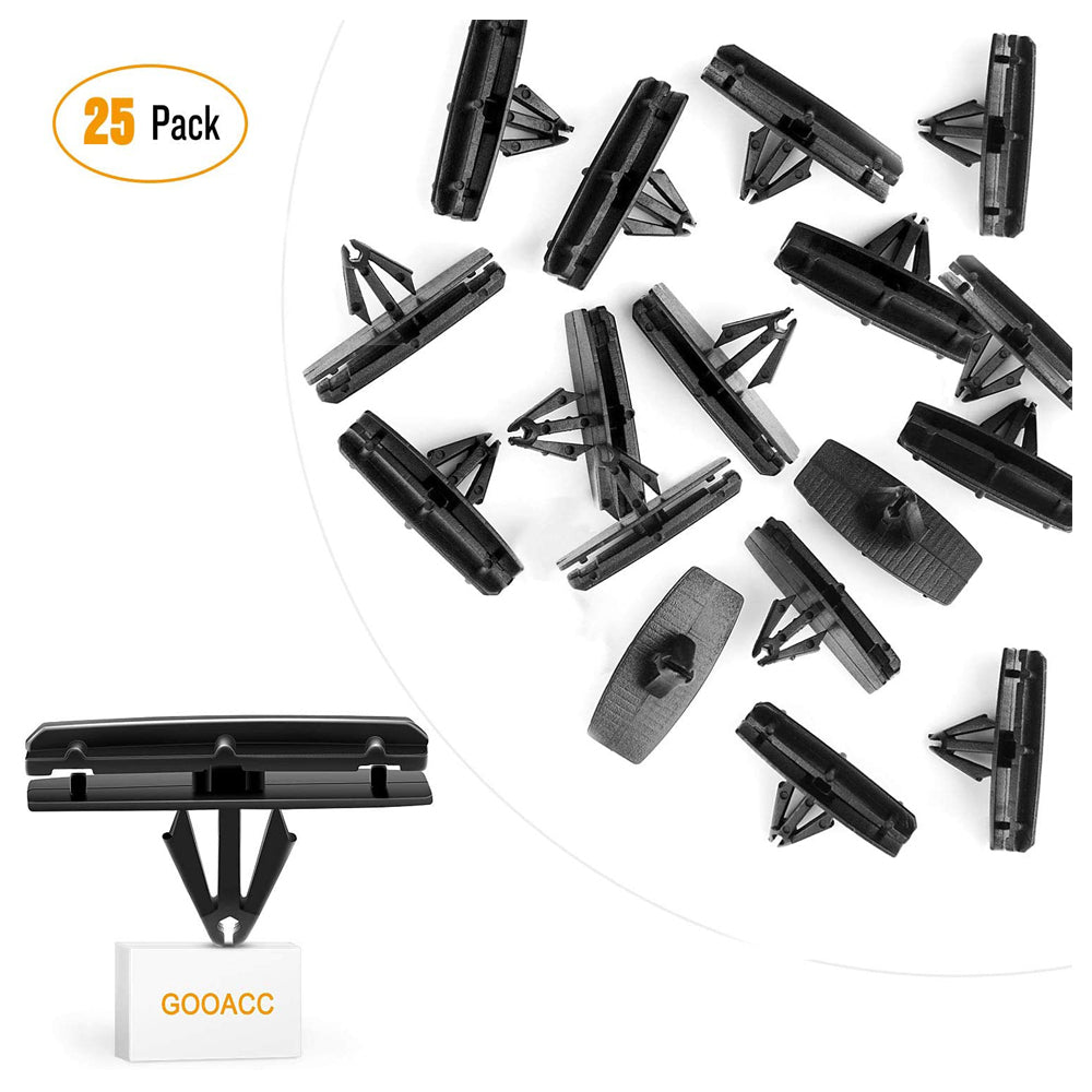 25 Pcs Fender Flare Moulding Retainer Retaining Clips For Chrysler 55157055-AA, 55157065-AA Jeep Wrangler Jeep Liberty