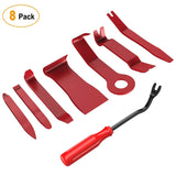 8 Pcs Auto Trim Removal Tool Kit Red