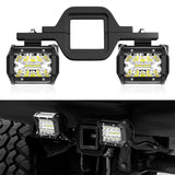 4 Inch 60W Led Pods with 2.5 Inch Tow Hitch Mounting Brackets