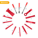 102 Pcs Trim Removal Tool Kit Red