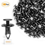 100 Pcs Nylon Bumper Fastener Rivet Retaining Clips For GM 21030249 Ford N807389S
