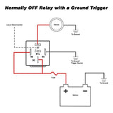 5 Pin Automotive SPDT Tilt Trim Relay Replacement 12V 40/30 AMP Electrical Power Relay Switch Bosch Style