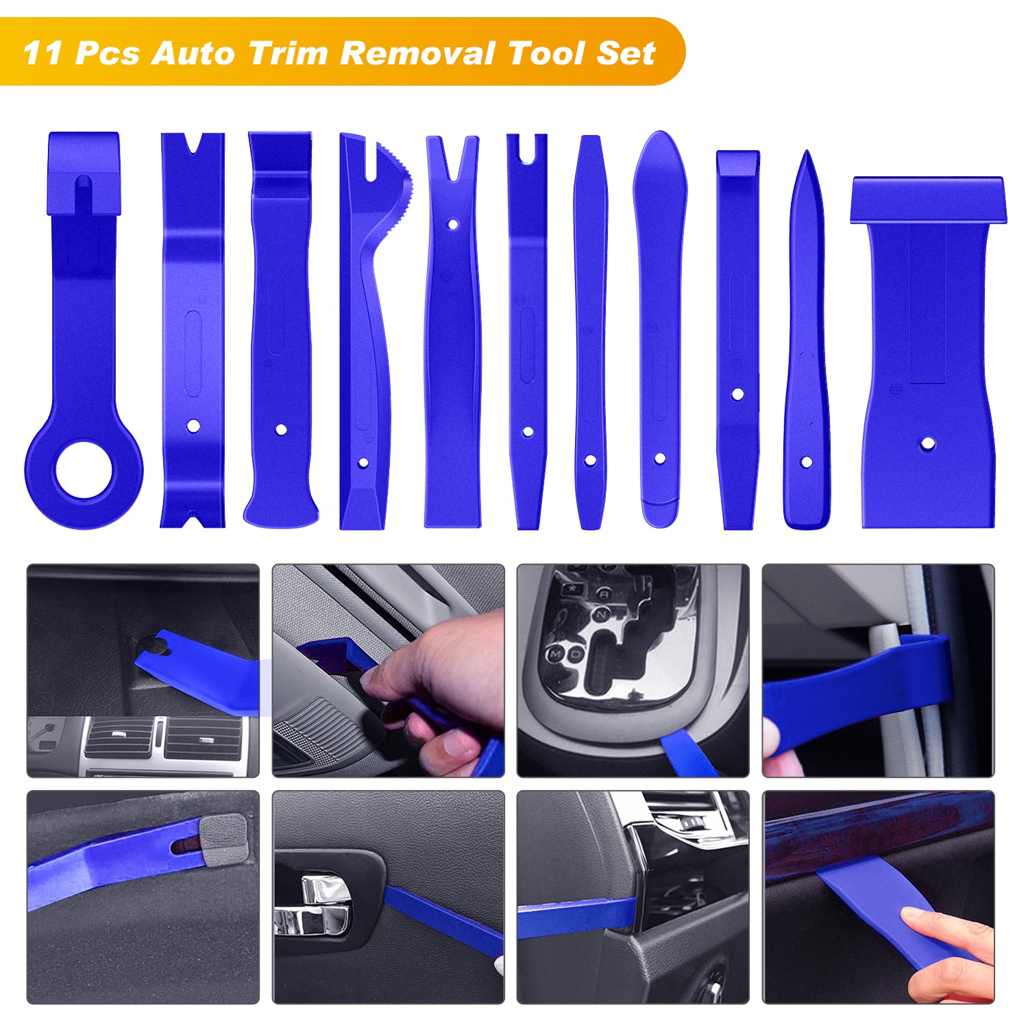 102 Pcs Trim Removal Tool Kit Blue – gooacc