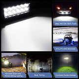 2PCS 36W 6.5Inch Flood LED Light Bar W/ 16AWG Wiring Harness-2 Leads