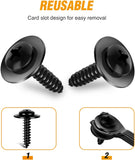 50 Pcs Splash Shield General Purpose Phillips Truss Head Sems Screw for Honda Acura BMW Fender Liner Bumper Cover Screws 90114-SE0-000 90114-SZ3-000 M4.8-1.61x19mm