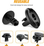 50 Pcs Upper Seal Radiator Cover Push-Type Retainer For Toyota Lexus 90467-08217 4Runner FJ Cruiser Tacoma GX470 Honda Acura 91512-SX0-003 Accord Civic Insight Odyssey
