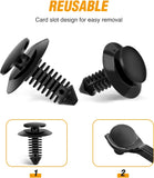 50 Pcs Door Trim Panel Retainer Clips fOR Ford Lincoln Mercury Bronco Mustang F150 F-250 F-350 OEM #N801925-S N802900-S