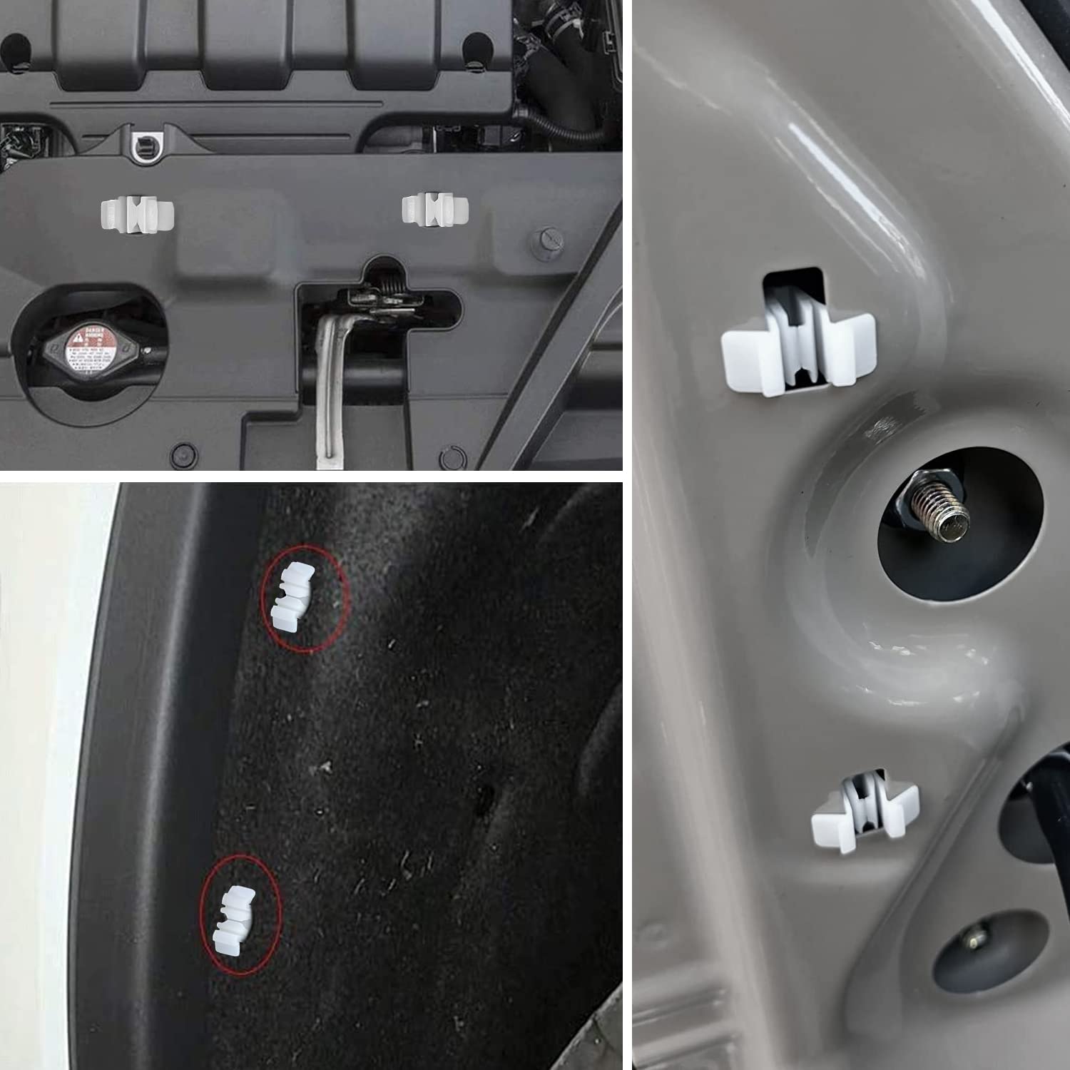 E Clips Door Garnish Moulding Clips 67771-58010 Compatible With - Foto 8