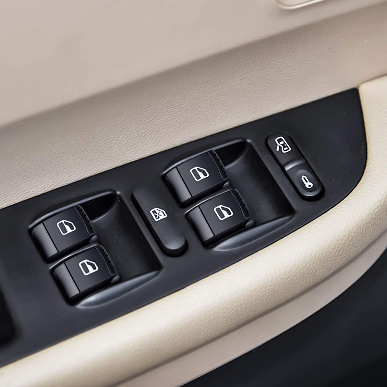 Car Power Window Panel Master Console Control Switch for 1998-2005 VW Golf Jetta Passat